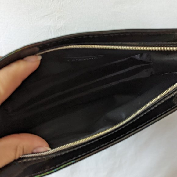 Lancôme Travel Makeup Pouch Clutch Rainbow Black Color Change convert Crossbody - Picture 8 of 9